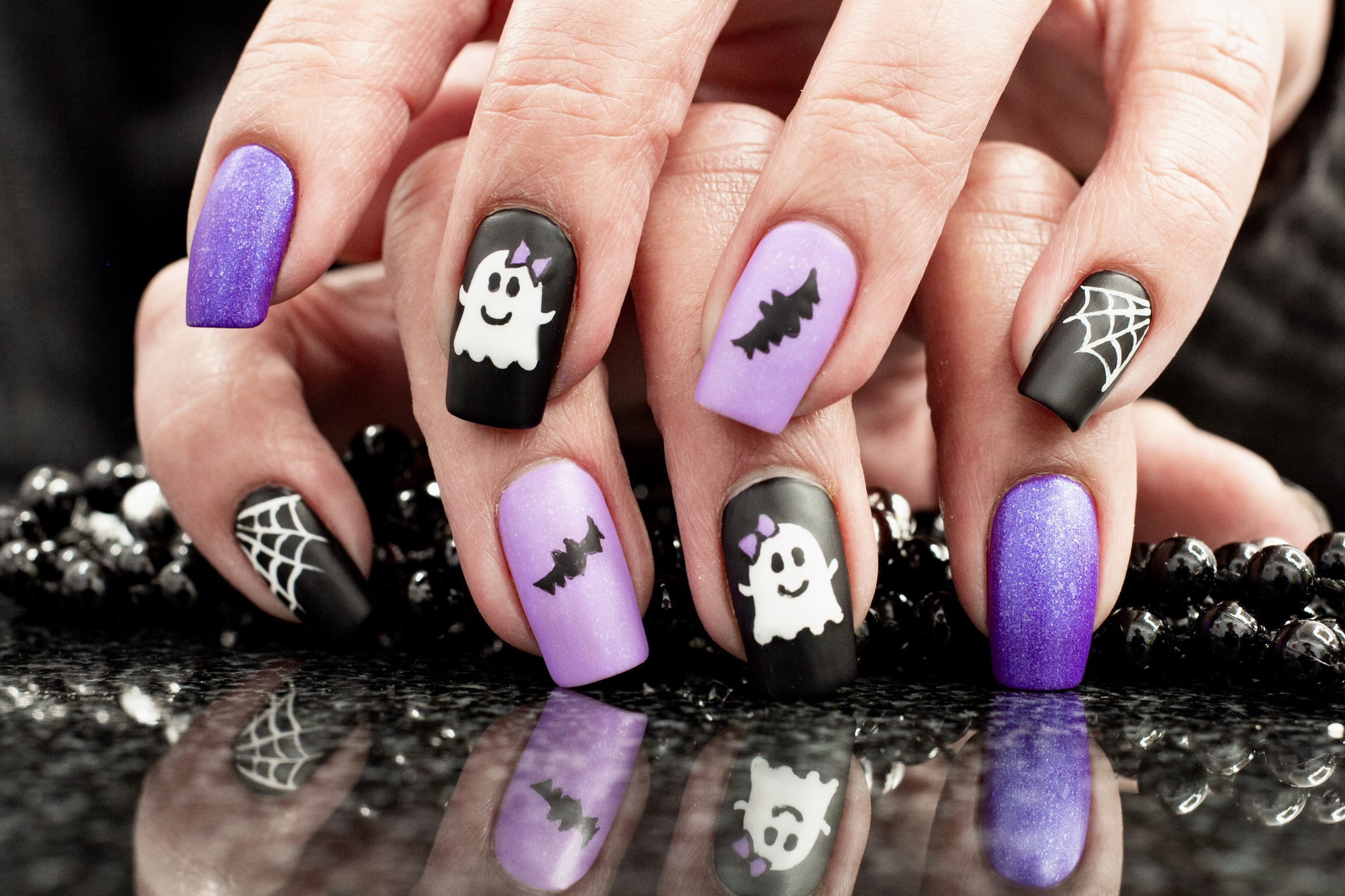 Uñas inspiradas en Halloween