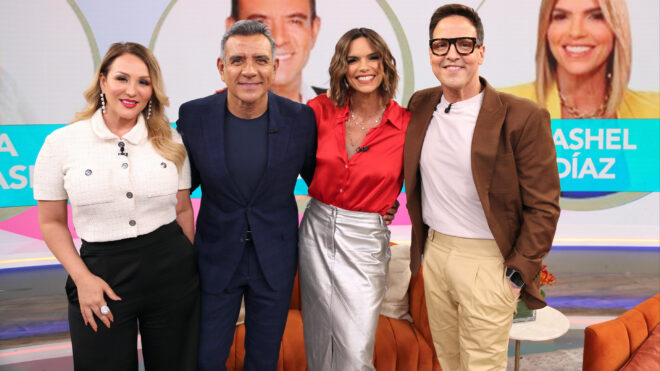 Héctor Sandarti y Rashel Díaz en Despierta América