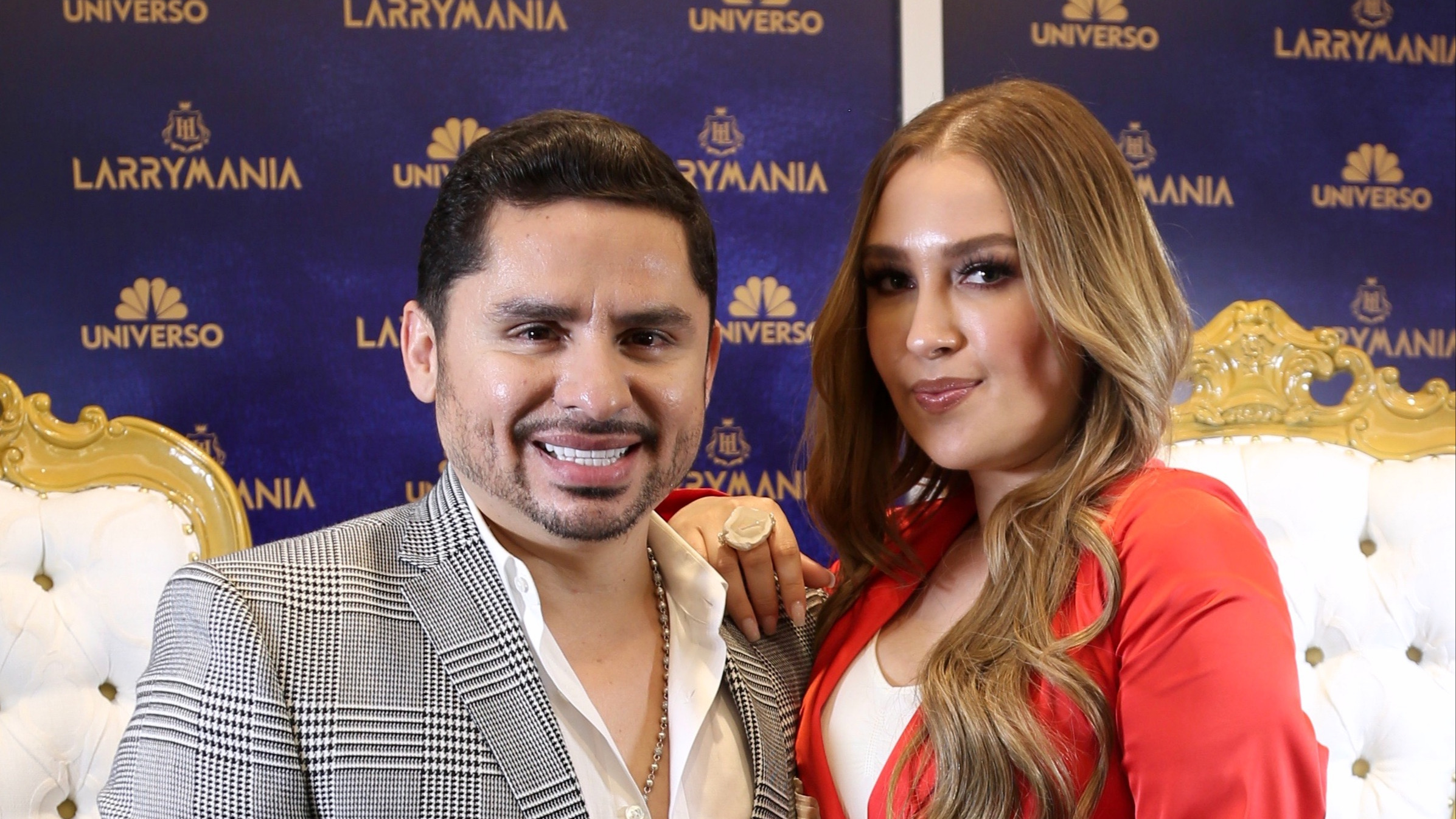 Kenia Ontiveros y Larry Hernández