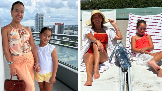 Adamari López y su hija Alaïa vacaciones