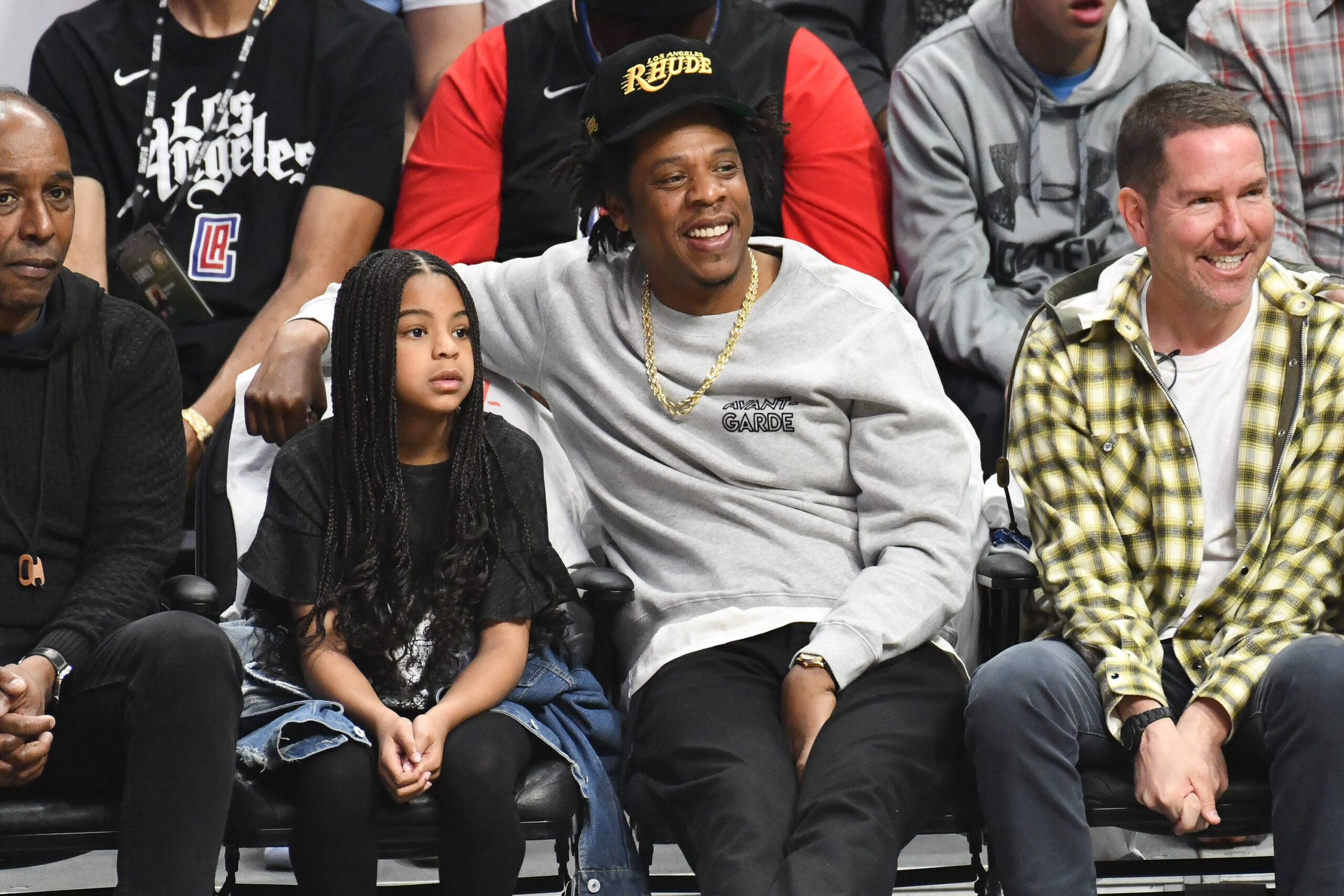 Celebrities At The Los Angeles Clippers Game