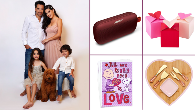 Ana Patricia Gámez y familia regalos de San Valentin Amazon