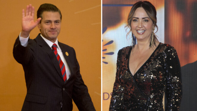 Andrea Legarreta y Peña Nieto en rumores de romance