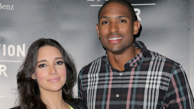 Amelia Vega and Al Horford