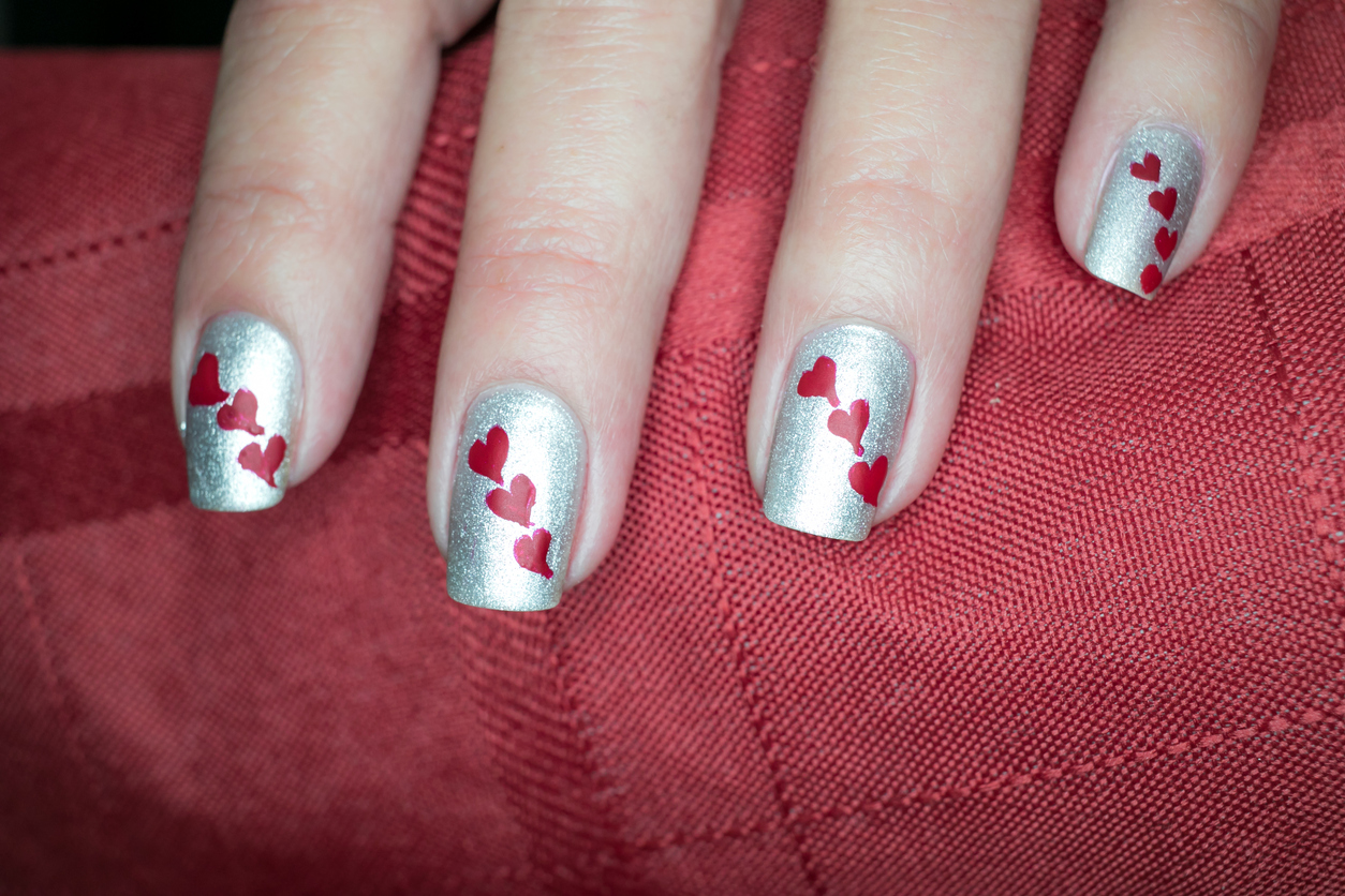 Valentines Day Nail Art Design