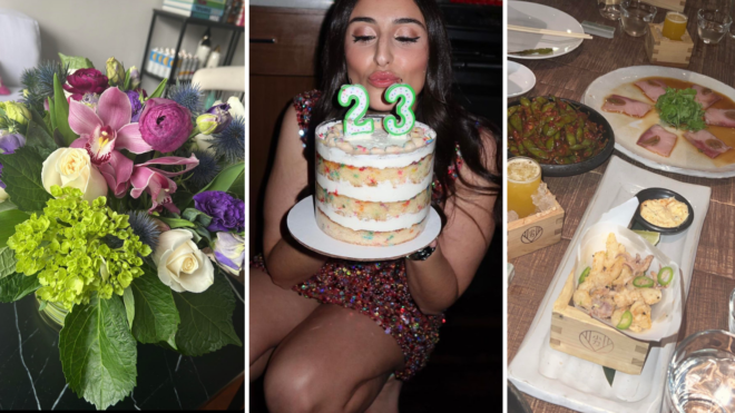 Mía de Molina en su fiesta de cumpleaños 23