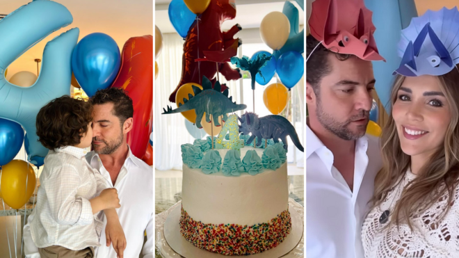 David Bisbal y su hijito Matteo cumpleaños