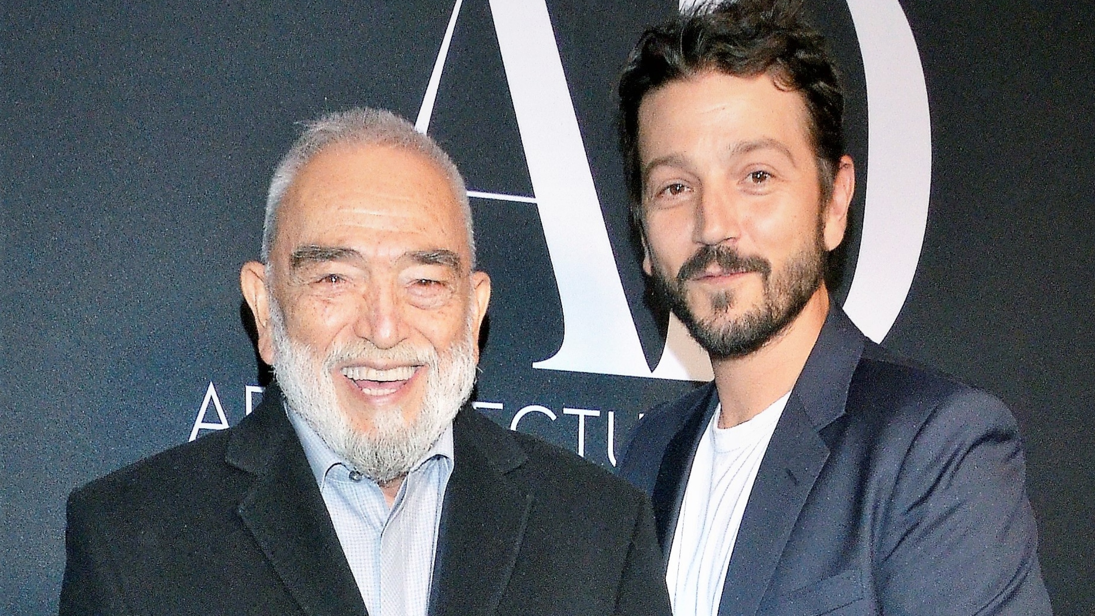 Diego Luna con su papá