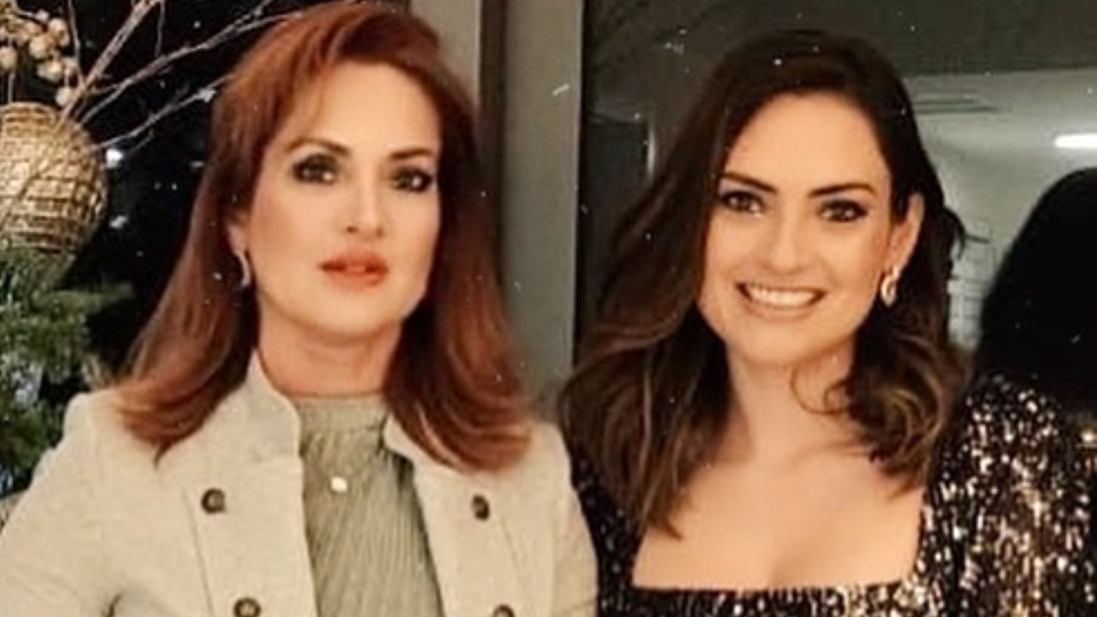 Michelle Galván y su mamá