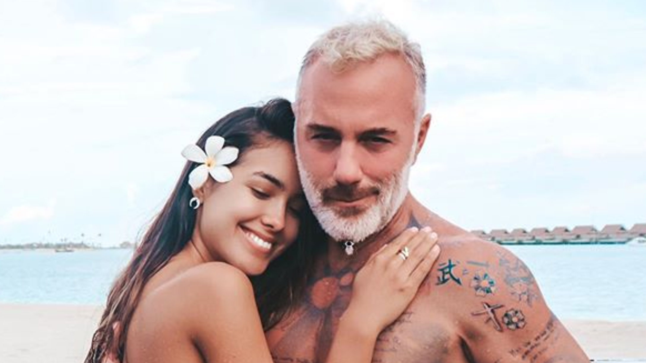 Gianluca Vacchi y Sharon Fonseca