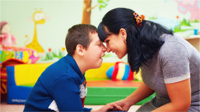 Niño con discapacidad