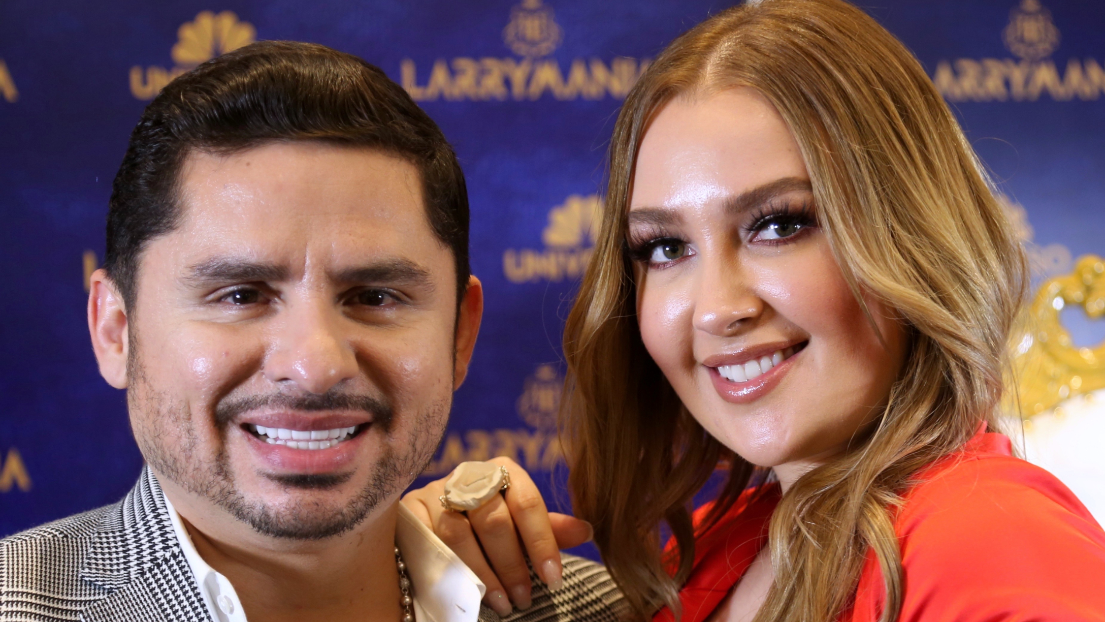 Larry Hernández y Kenia Ontiveros