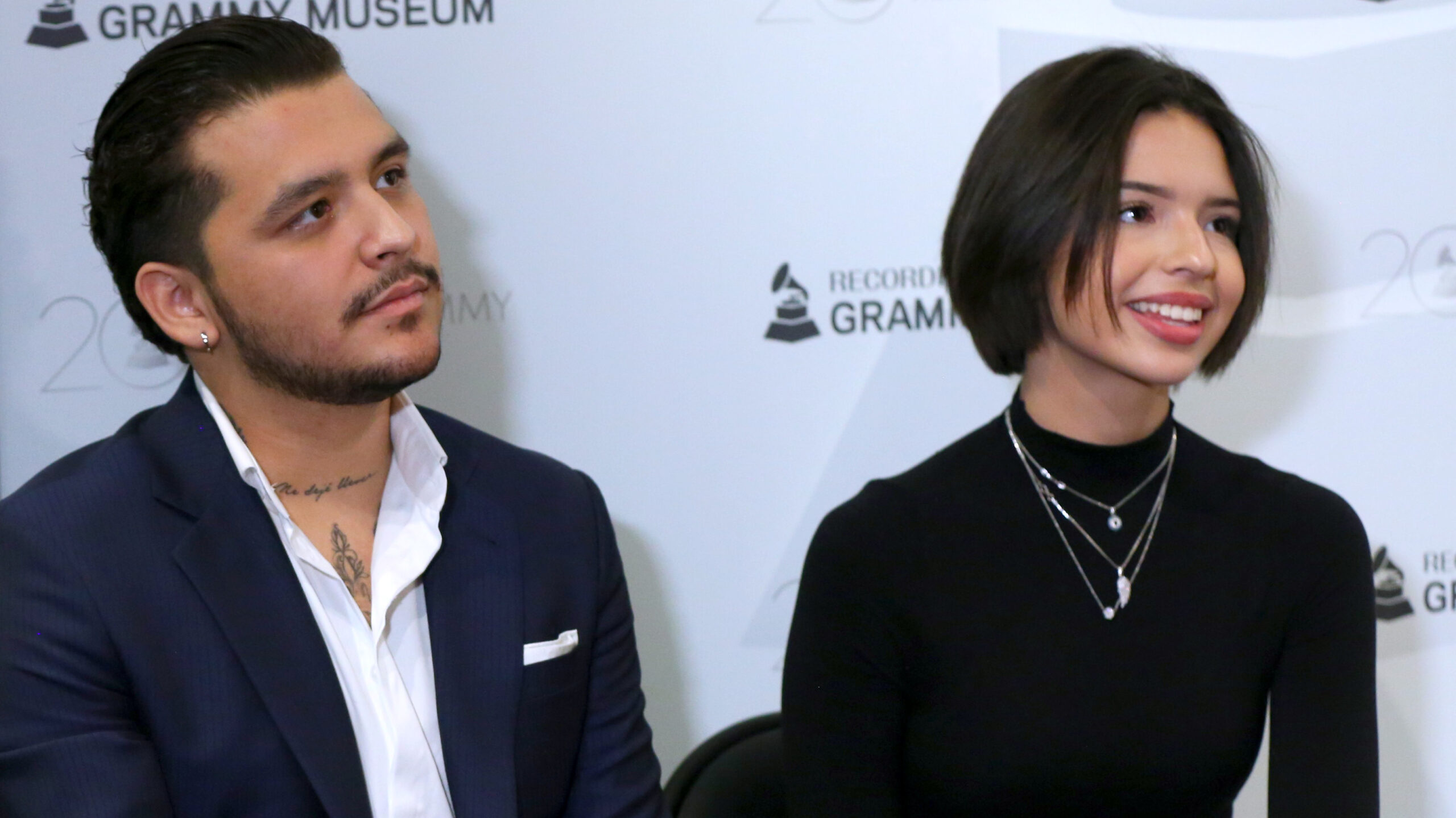 Christian Nodal y Ángela Aguilar