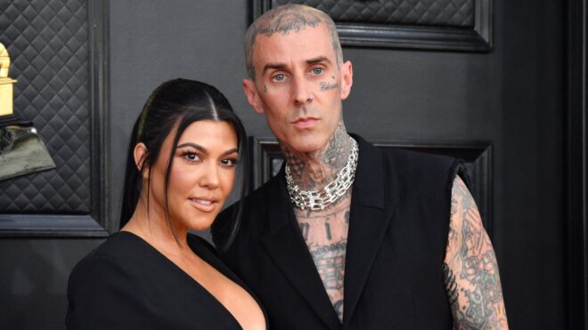 Kourtney Kardashian and Travis Barker