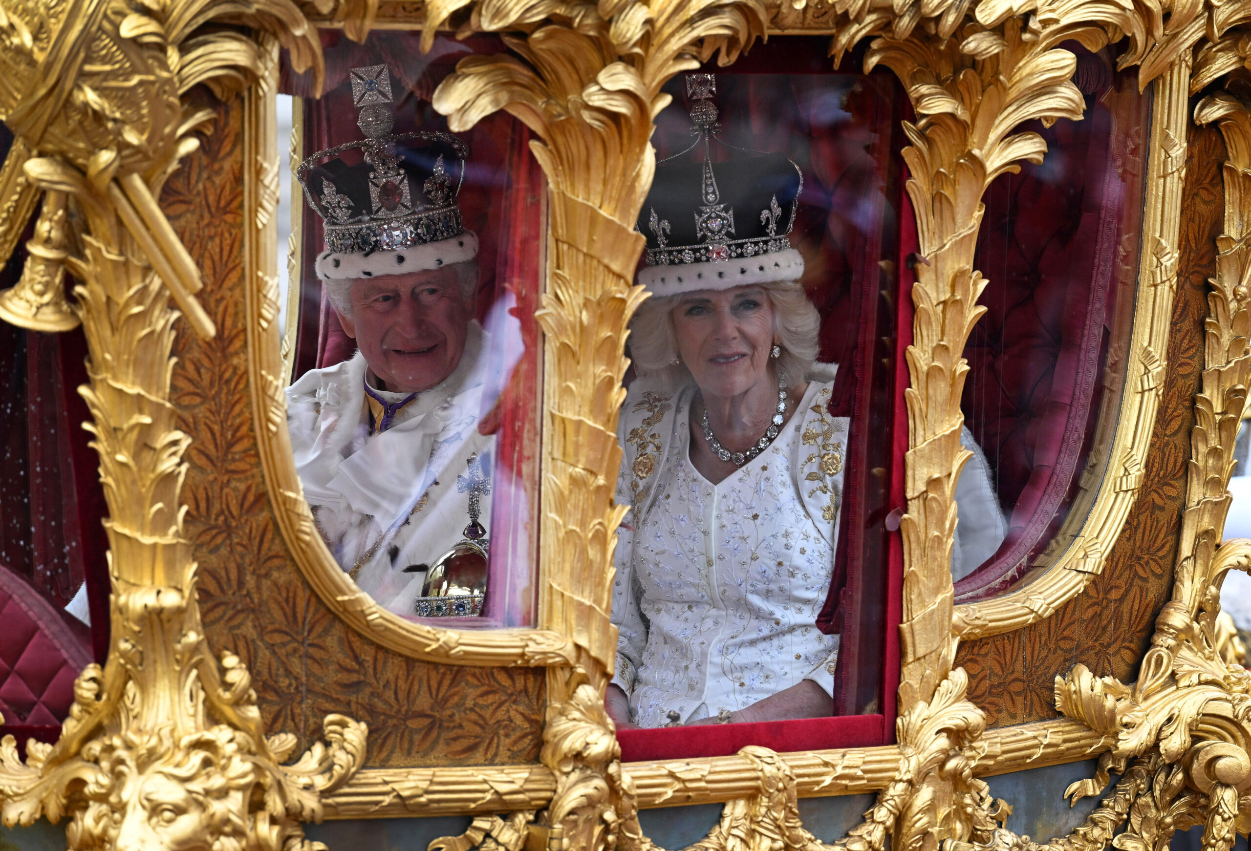 Their Majesties King Charles III And Queen Camilla - Coronation Day