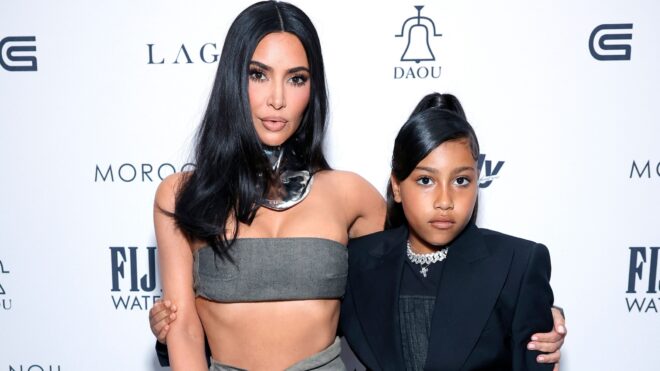 Kim Kardashian and North West