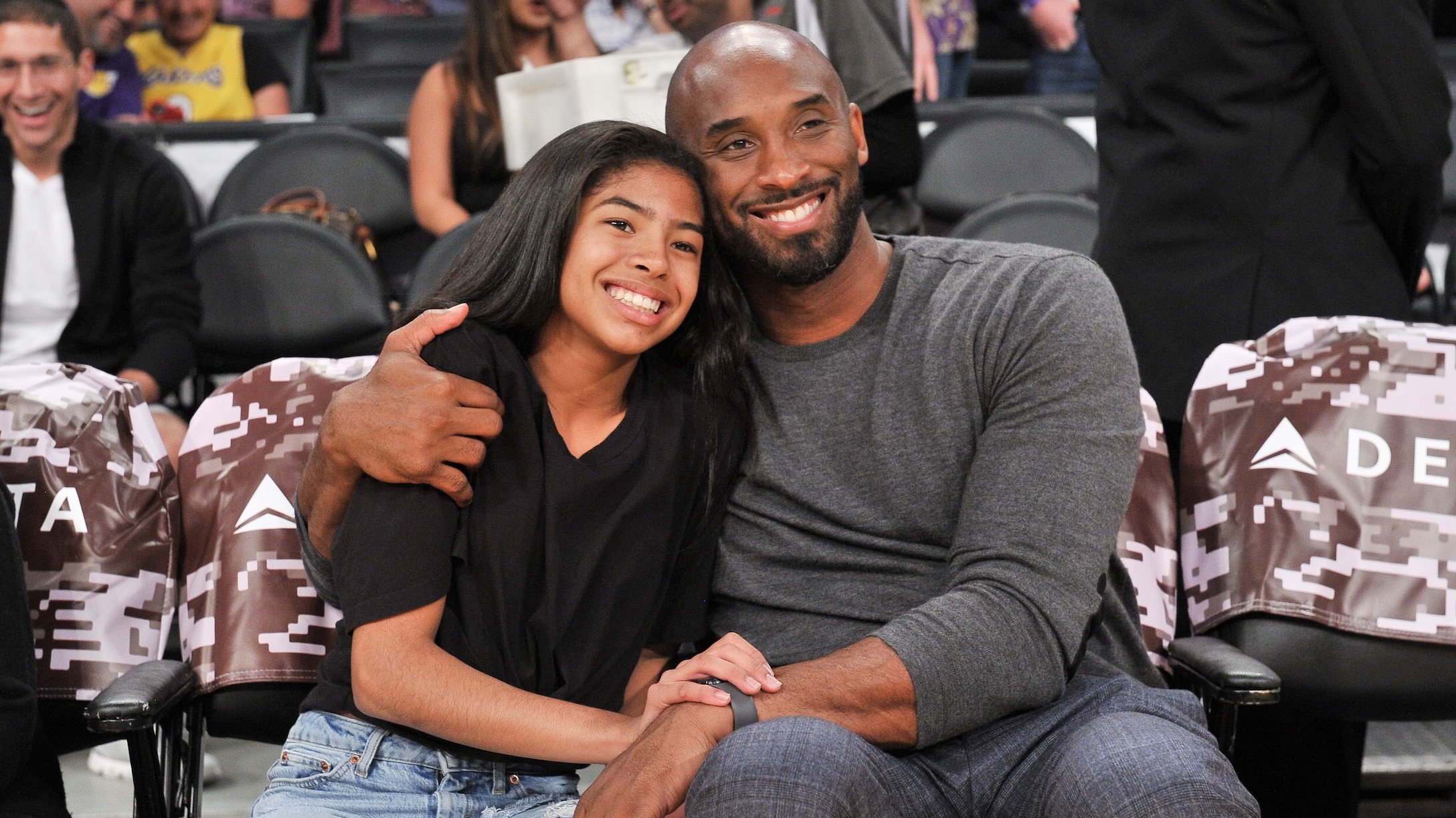 Gianna and Kobe Bryant