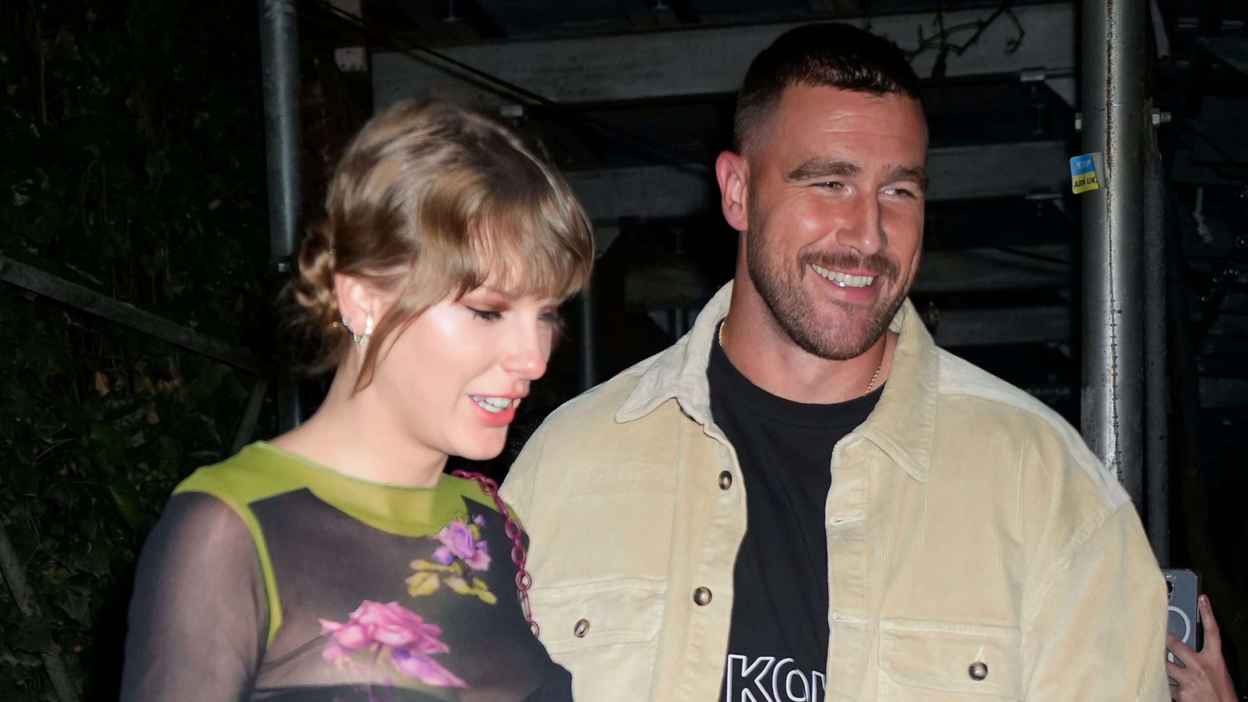 Taylor Swift and Travis Kelce