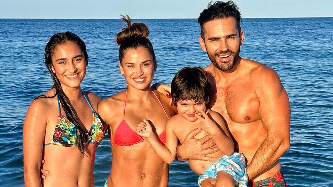 Fabián ríos con familia