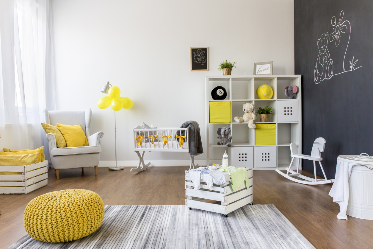 Interior of baby room