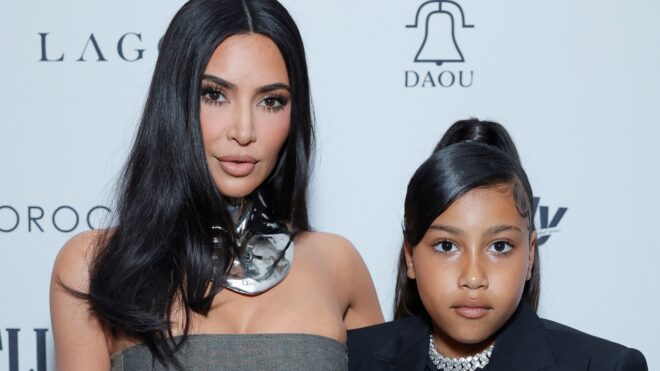 Kim Kardashian and North West