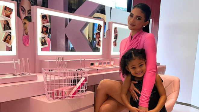 Kylie Jenner and daughter Stormi