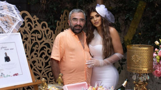 Mariana González y Vicente Fernández Jr.