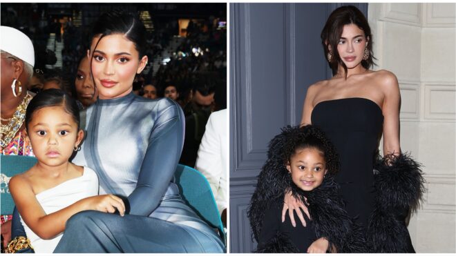 Stormi Webster and Kylie Jenner