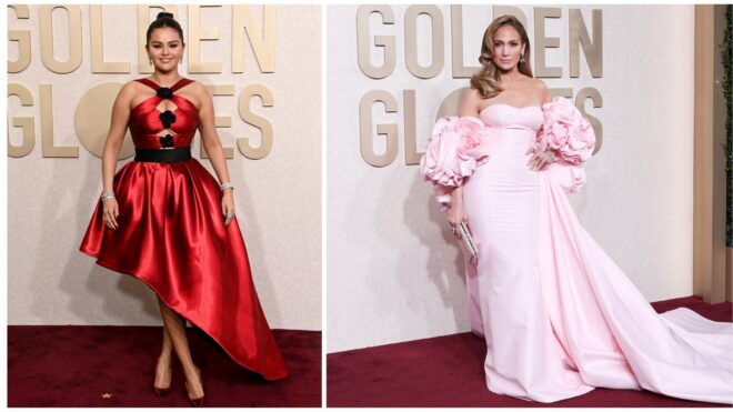 Selena Gómez y Jennifer López Golden Globes