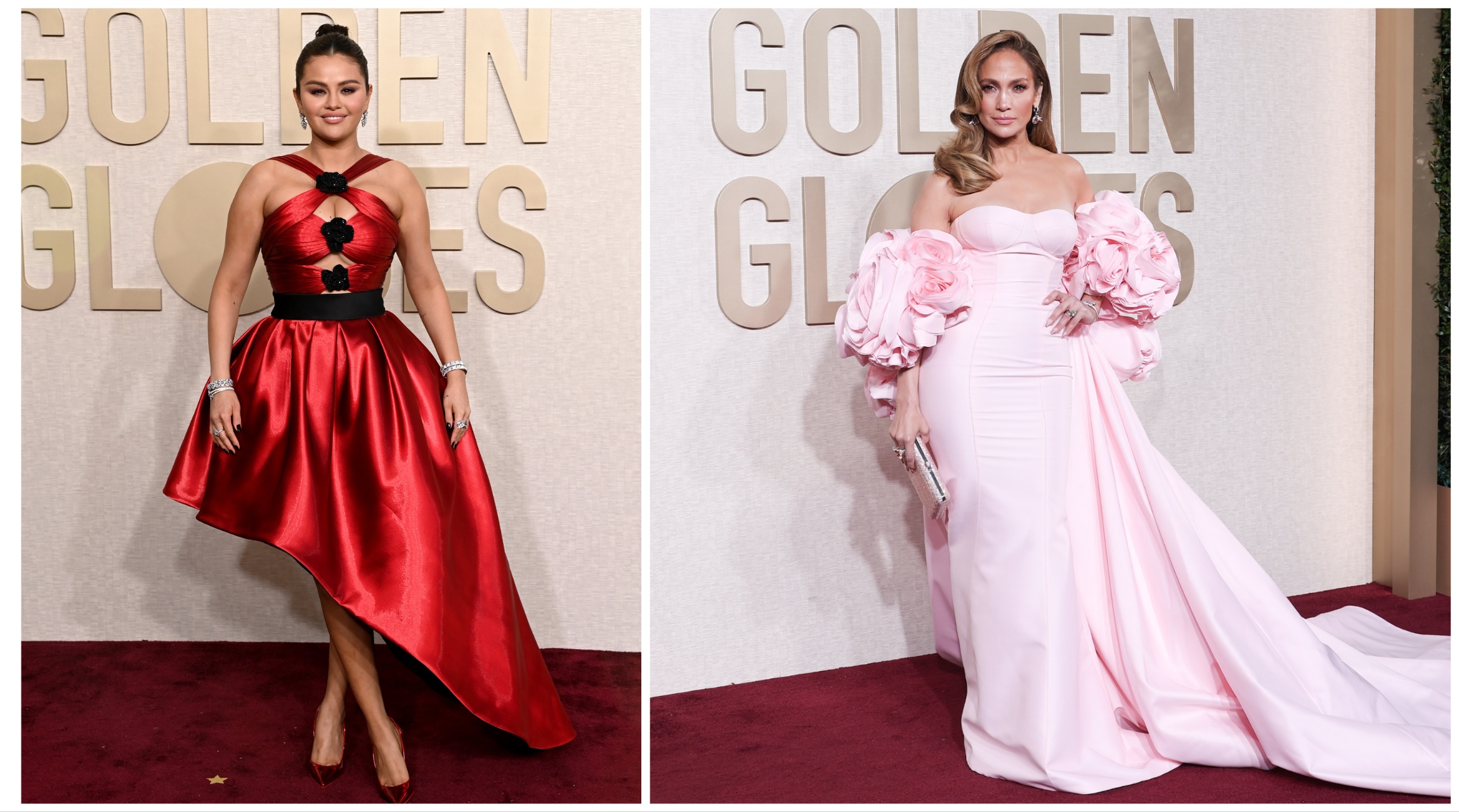 Selena Gómez y Jennifer López Golden Globes