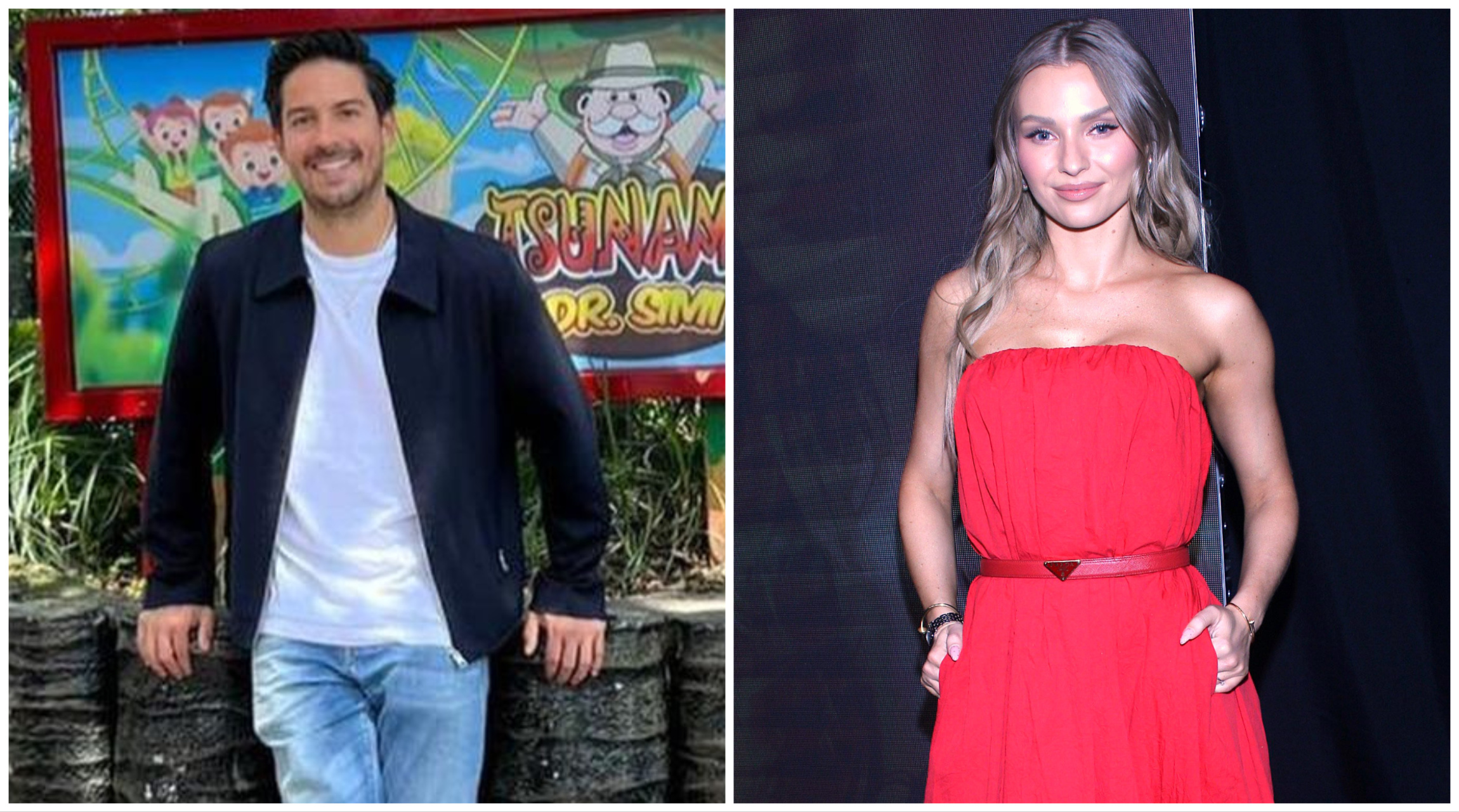 Víctor González Herrera e Irina Baeva