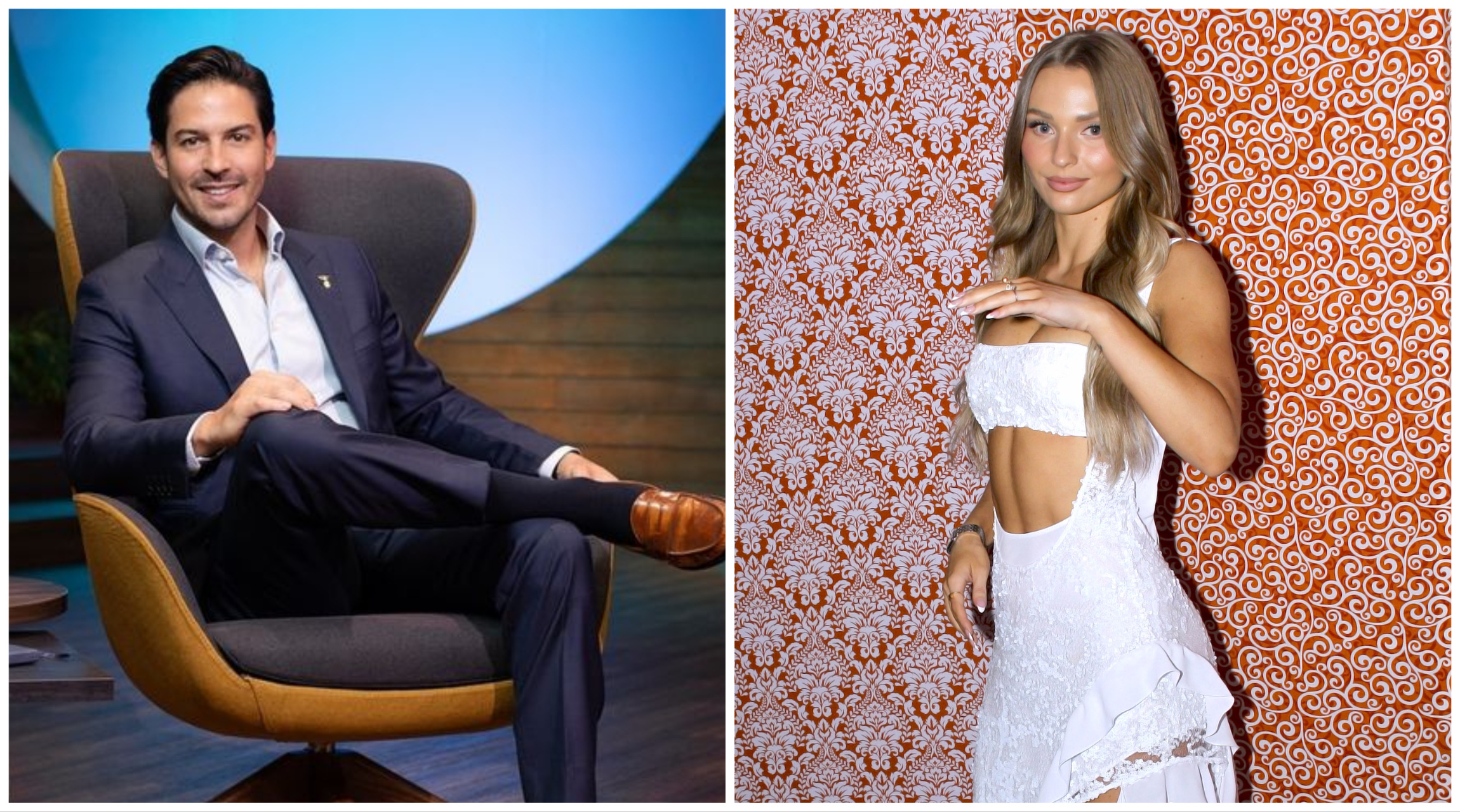 Víctor González Herrera e Irina Baeva