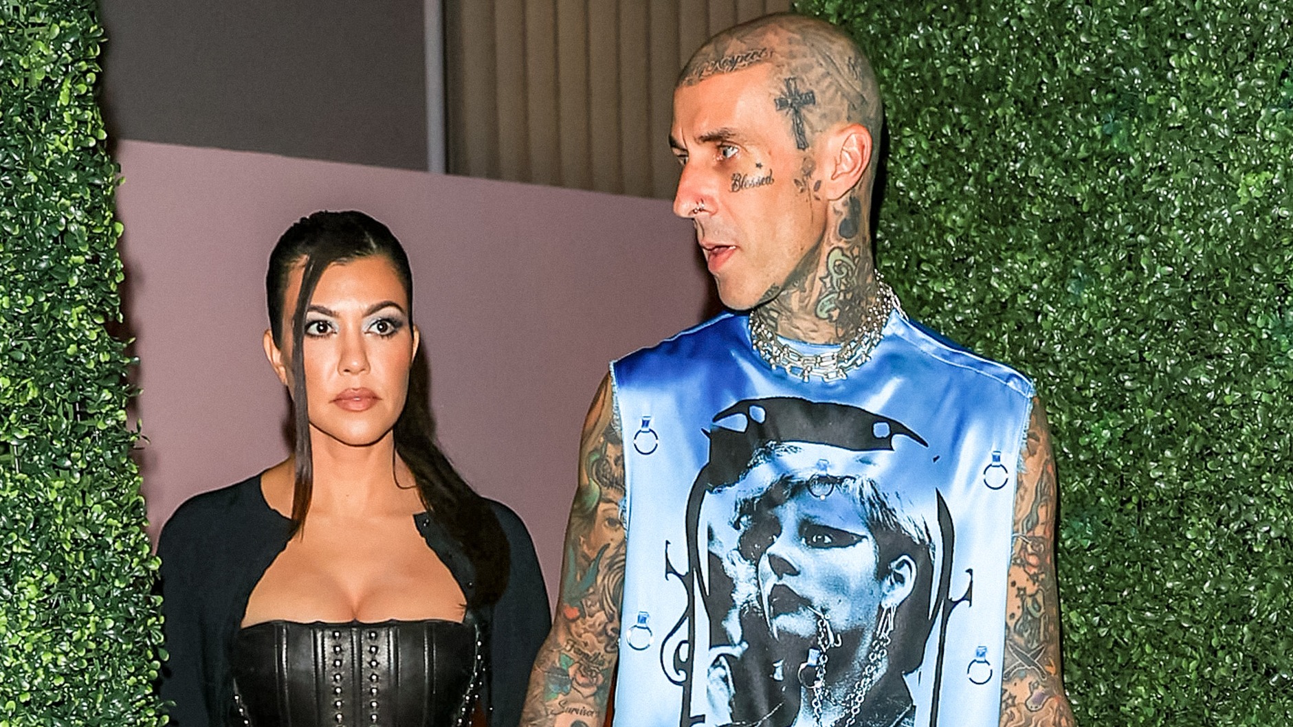 Kourtney Kardashian and Travis Barker