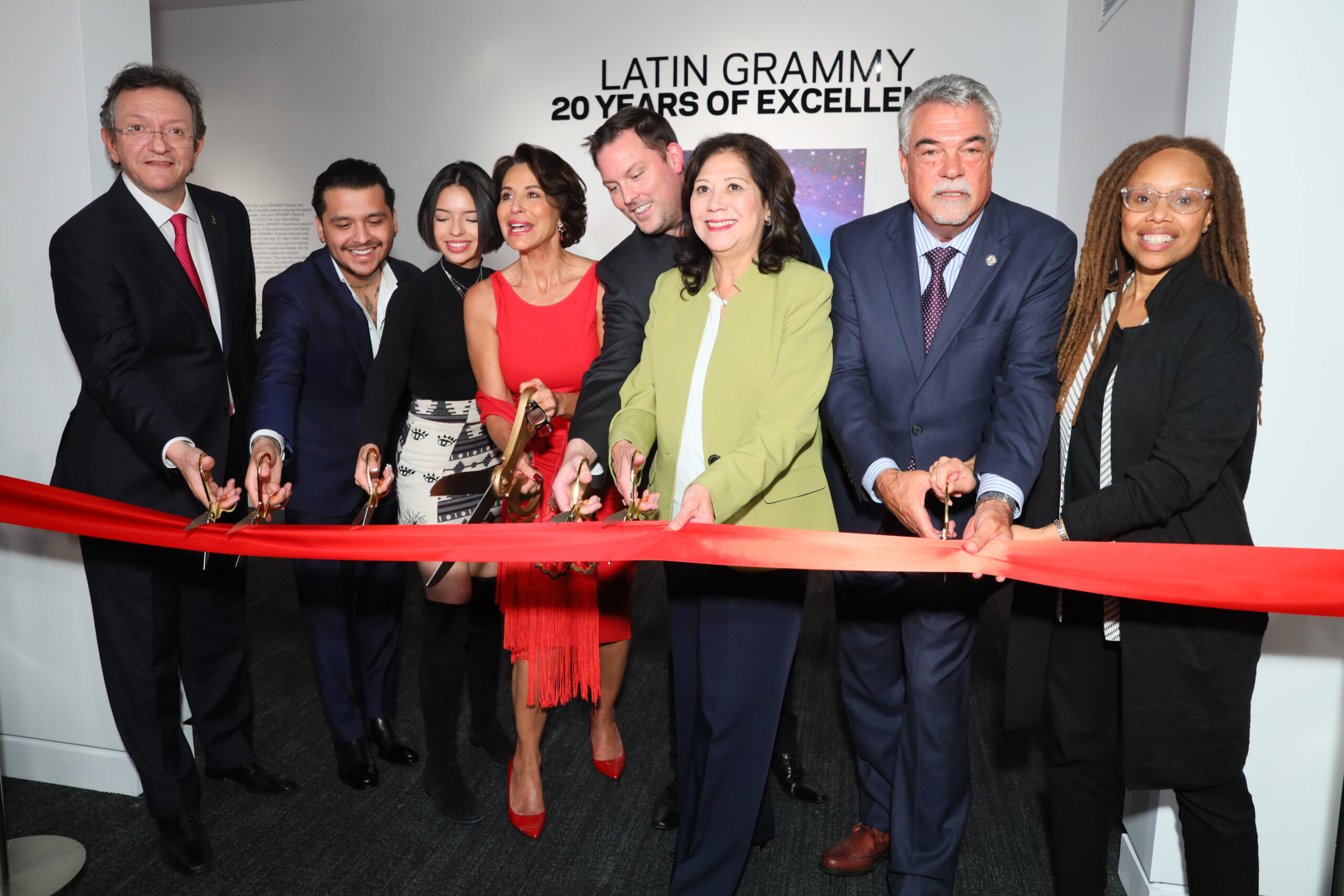 Latin Music Gallery Ribbon Cutting