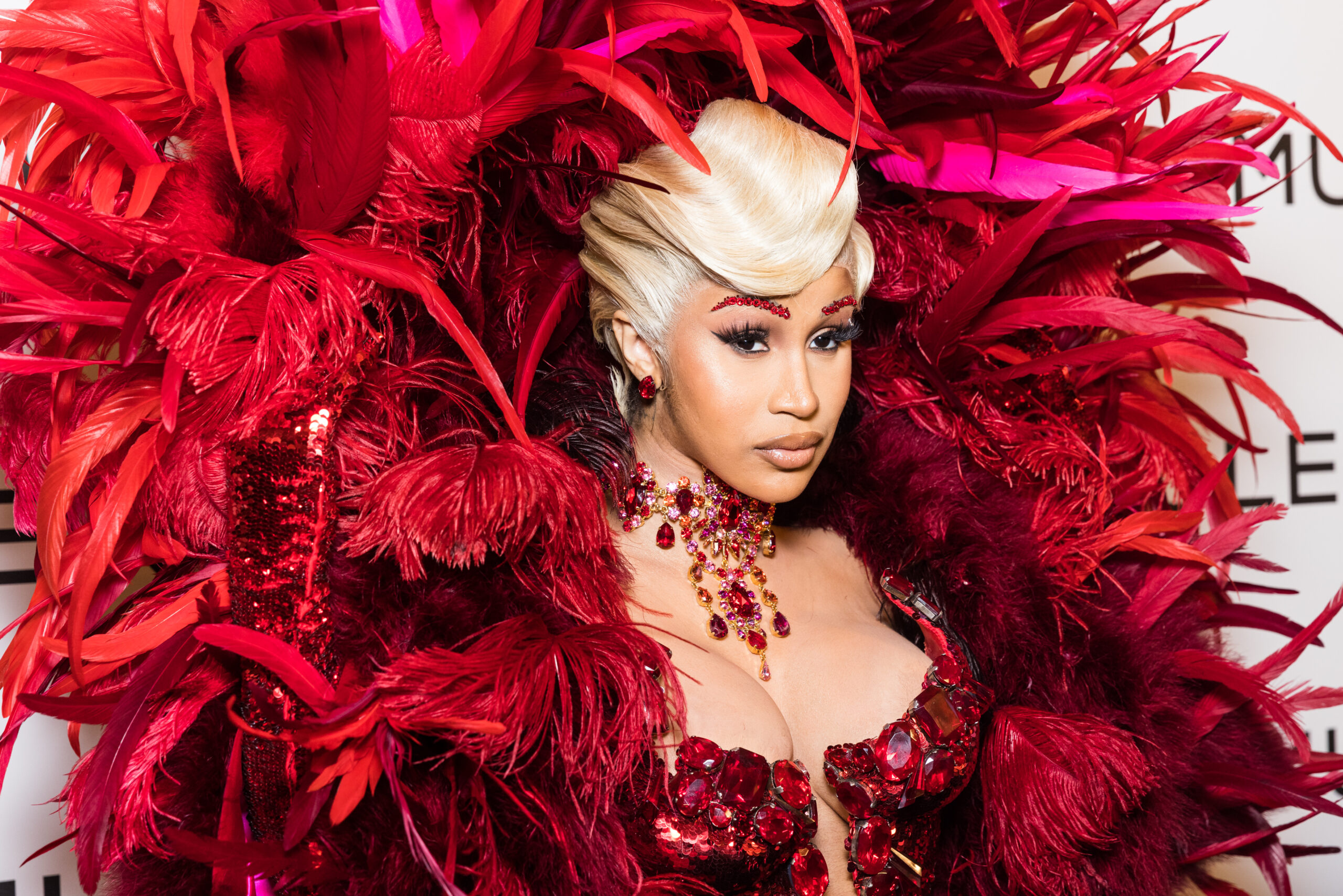 Cardi B at Paris Fashion Week 2021