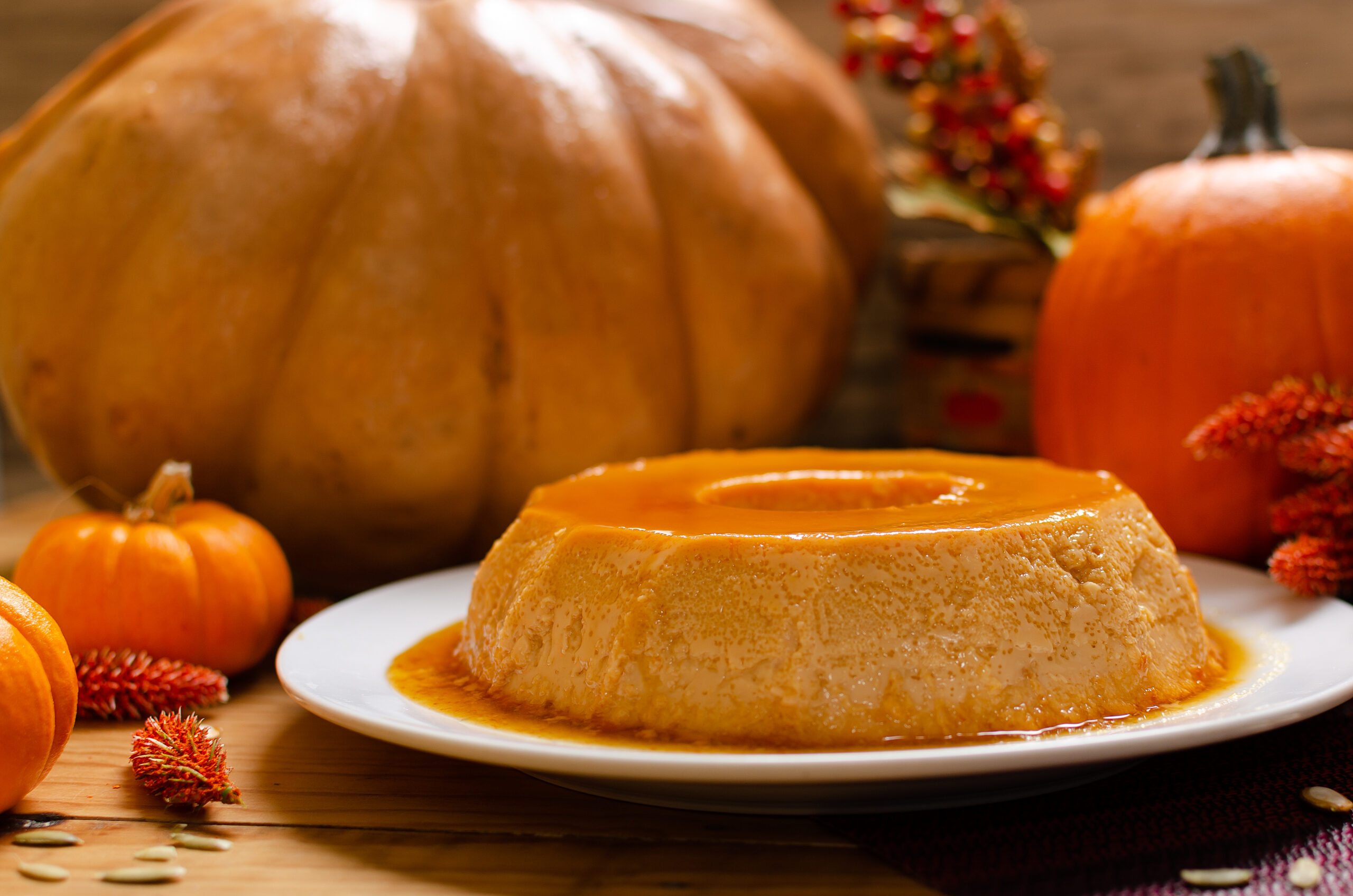 Pumpkin custard.