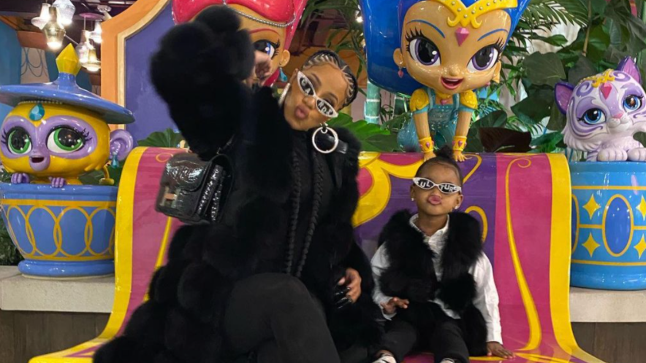 Cardi B and daughter Kulture