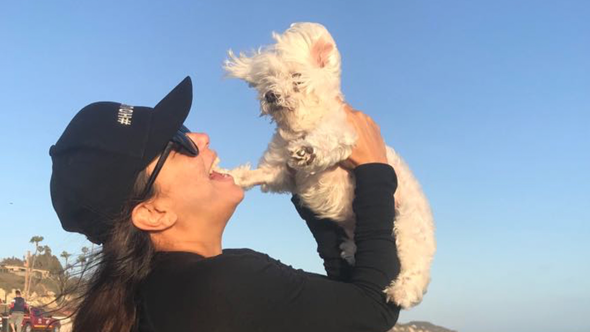 eva longoria and her dog