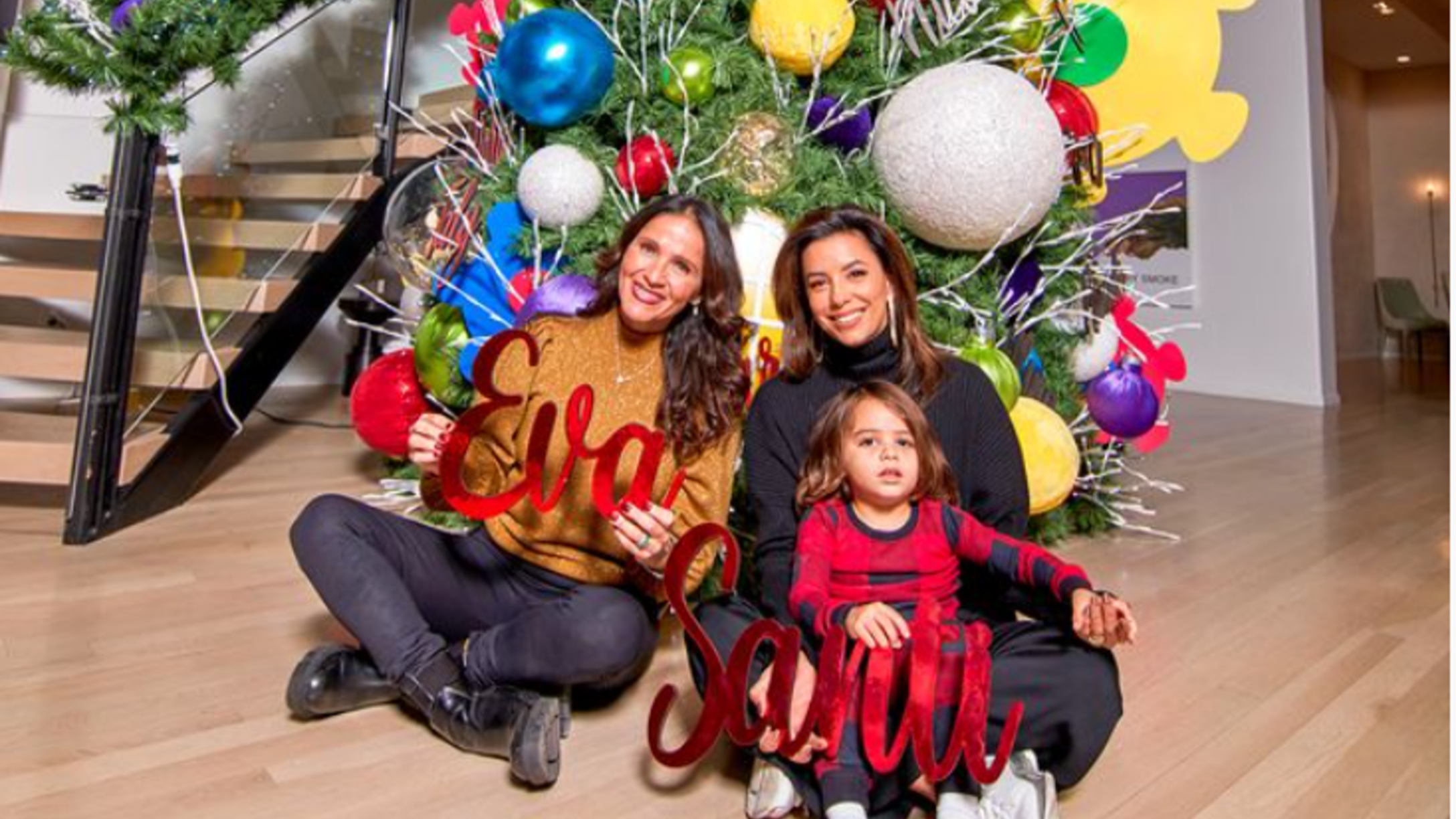 Eva Longoria christmas tree