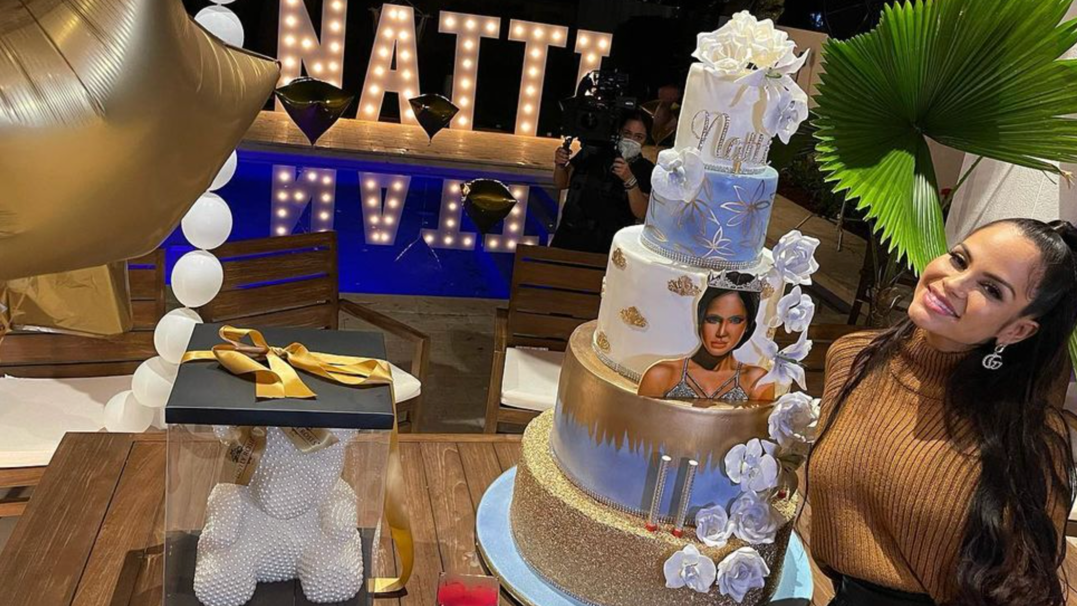 natti natasha birthday cake