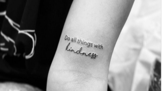 kindness tattoo