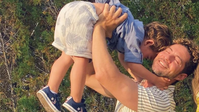 David Bisbal y su hijo Matteo