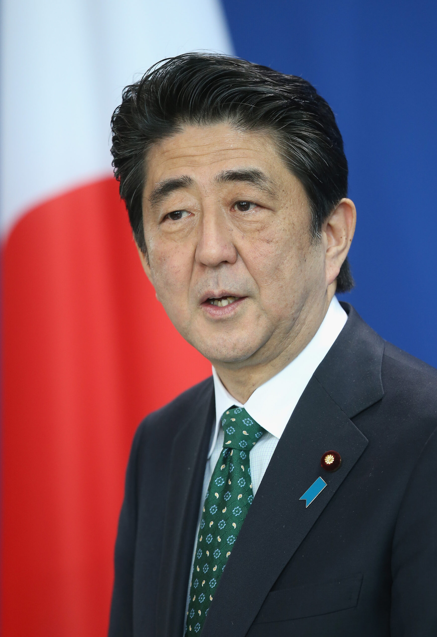 Japanese Prime Minister Abe Visits Berlin