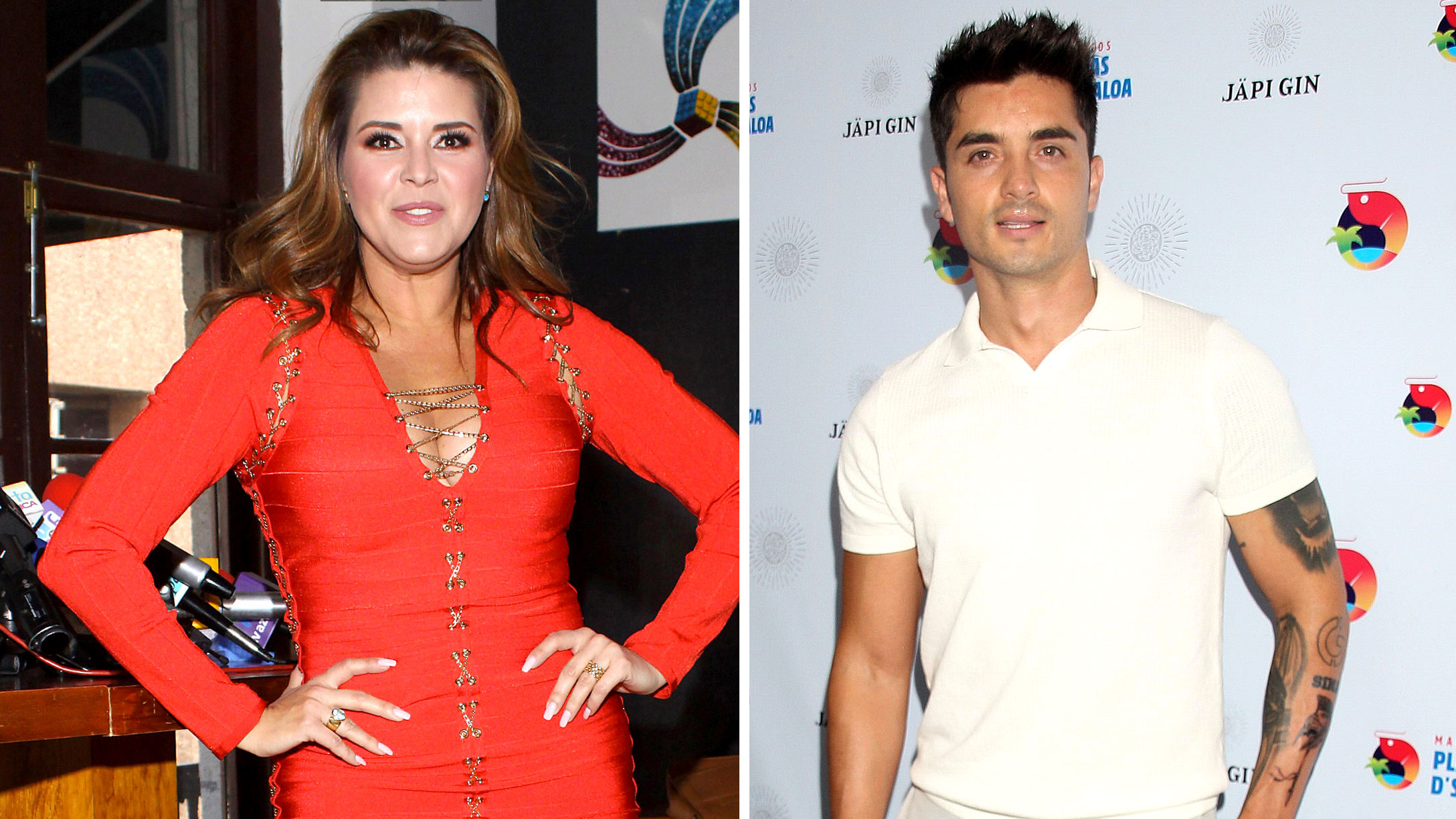 Alicia Machado y Christian Estrada