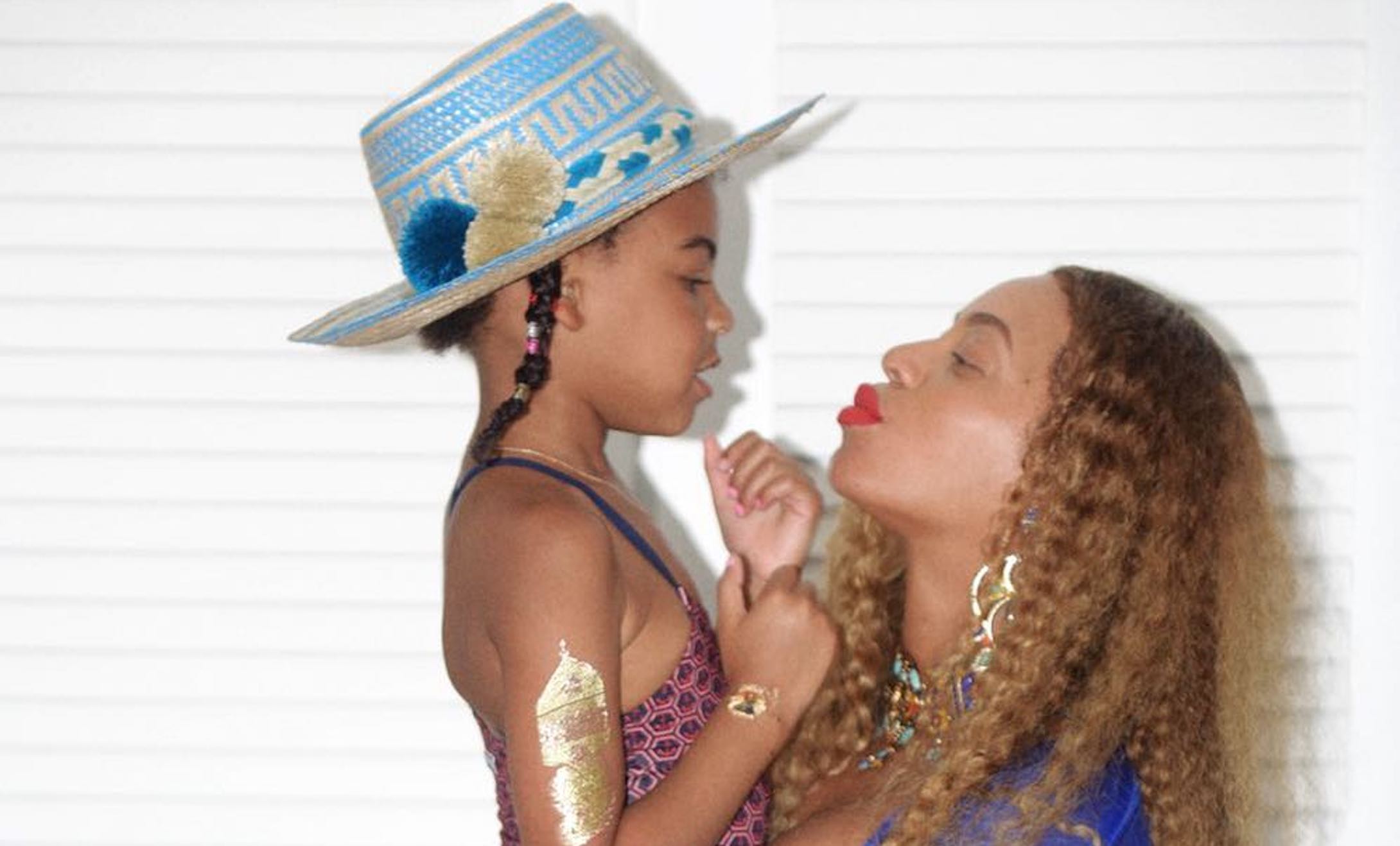 Blue Ivy and Beyoncé