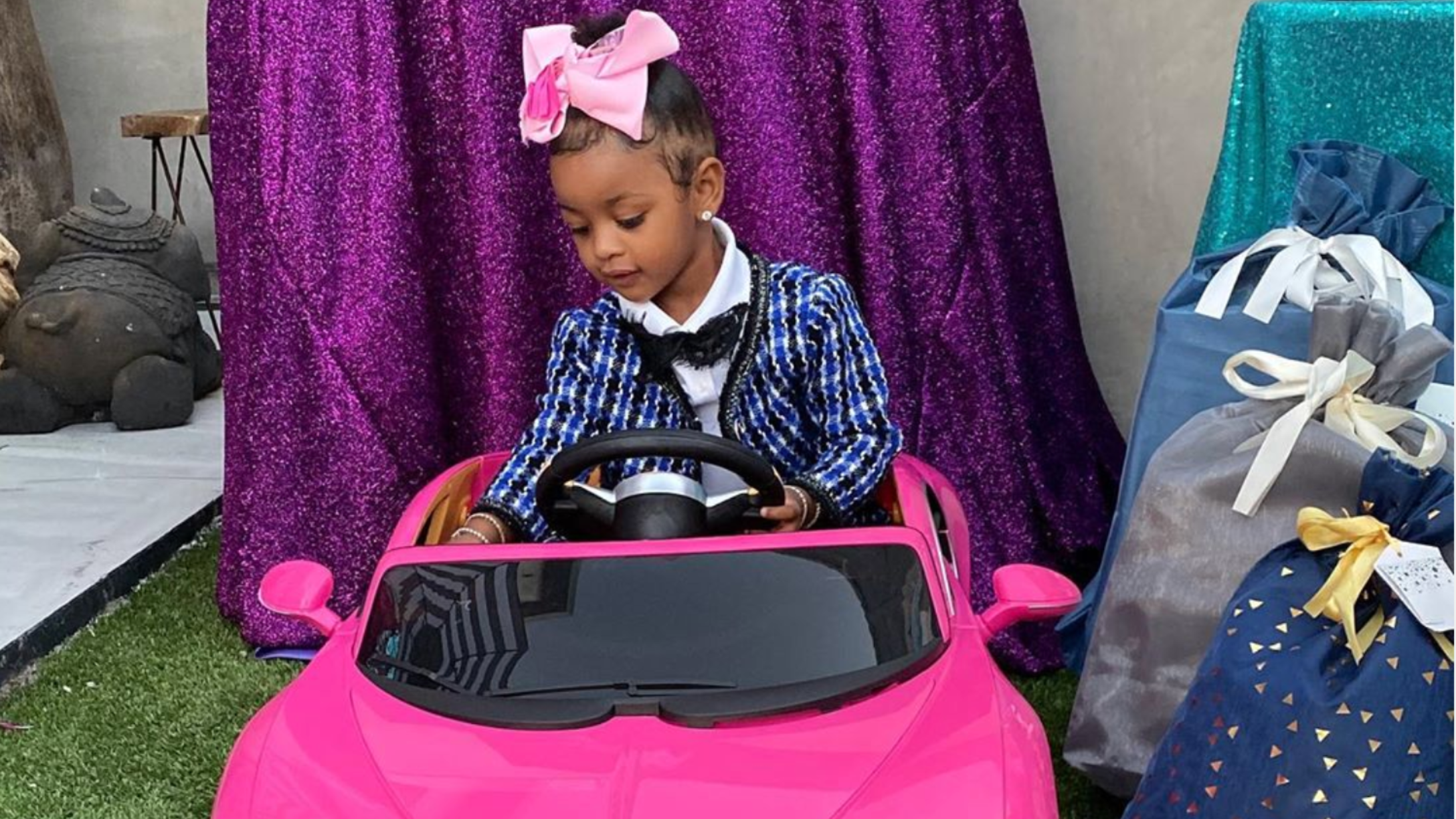 cardi b's daugther culture car