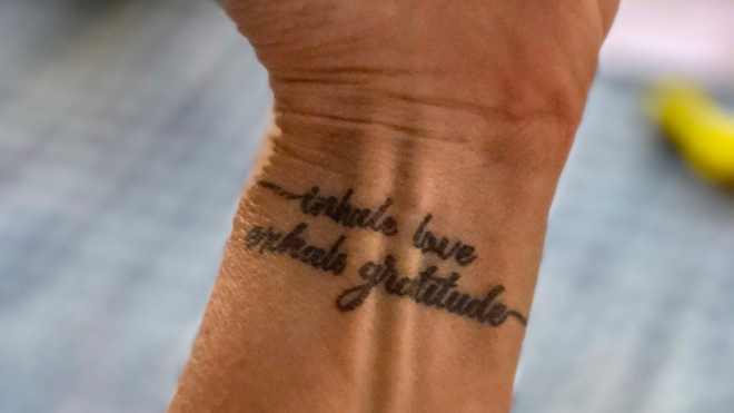 gratitude tattoo