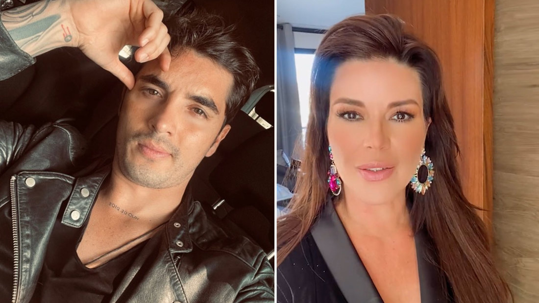 Christian Estrada y Alicia Machado