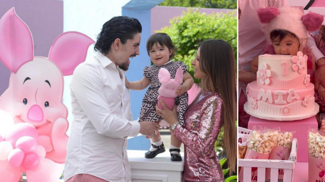 cumpleaños hija de Alex Fernández jr. y Alexia Hernández