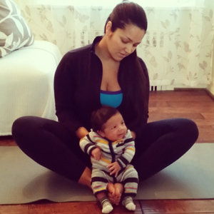 Paula Garces and baby